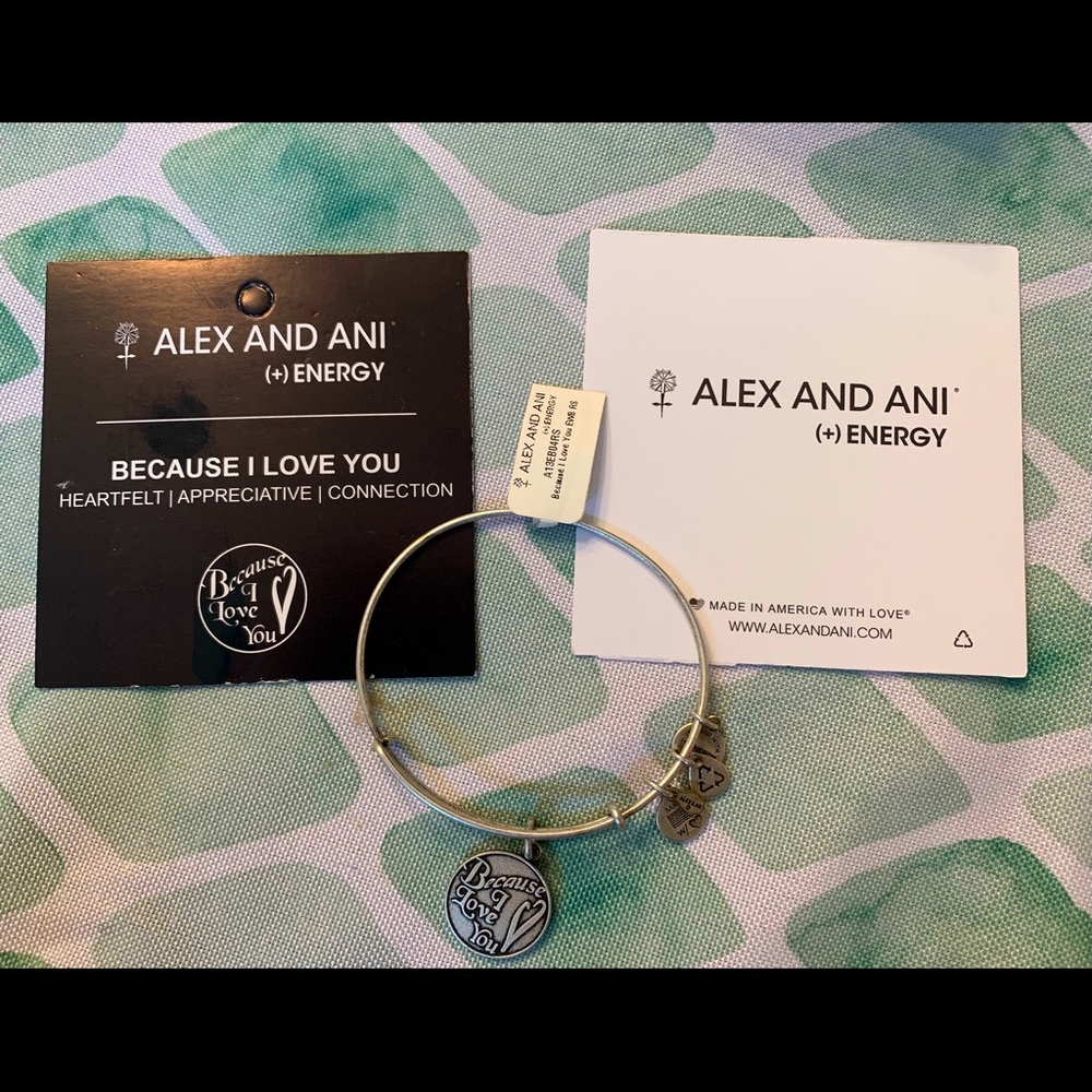Alex and Ani energy because I love you bracelet